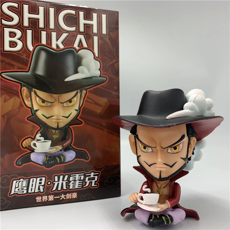 Dracule Mihawk Drinking Tea Action Figure 11cm