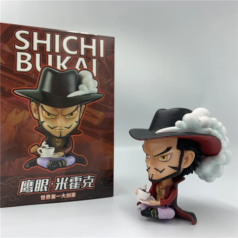 Dracule Mihawk Drinking Tea Action Figure 11cm