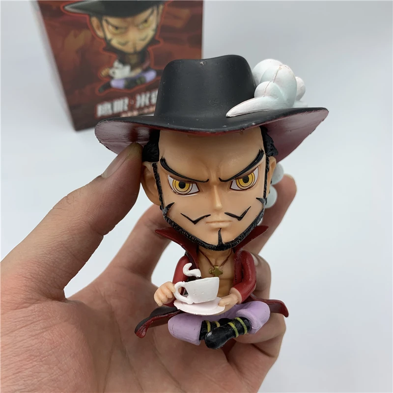 Dracule Mihawk Drinking Tea Action Figure 11cm