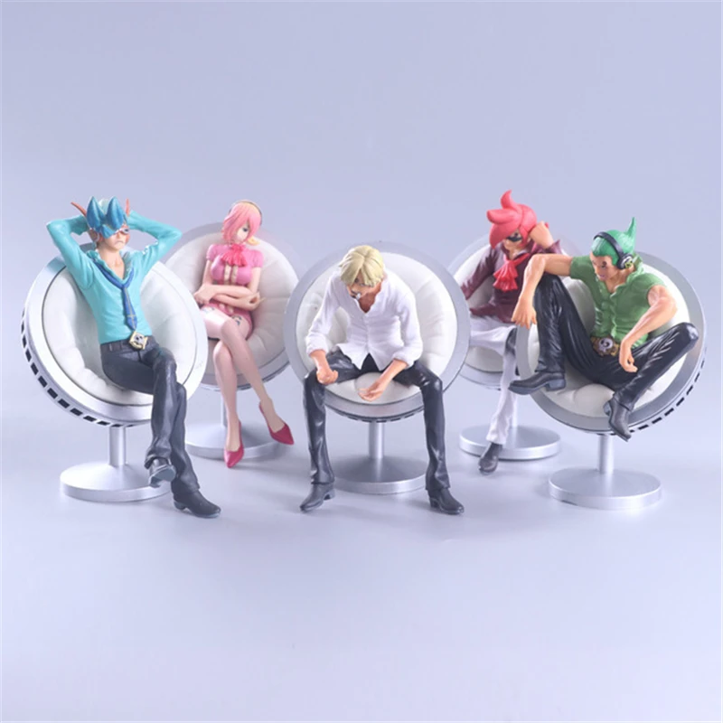 One Piece Vinsmoke Family Reiju Sanji Yonji Niji Ichiji PVC Action Figur