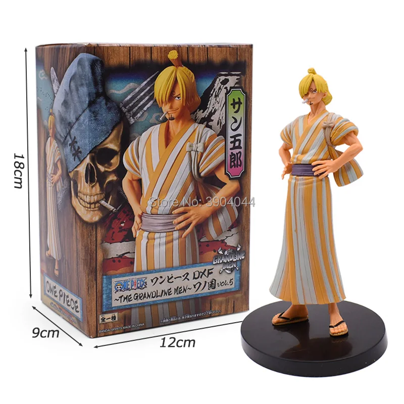 The Grandline Men Luffy Roronoa Zoro Sanji Nami Hancock Trafalgar Law Land of Wano Country Ver. Action Figure