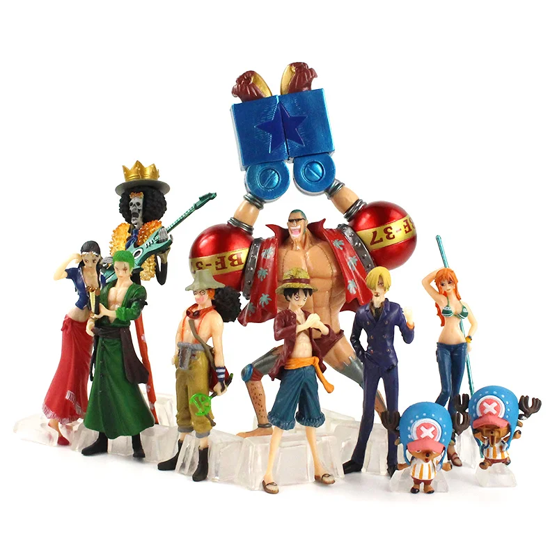 10pcs/set One Piece Action Figure Set