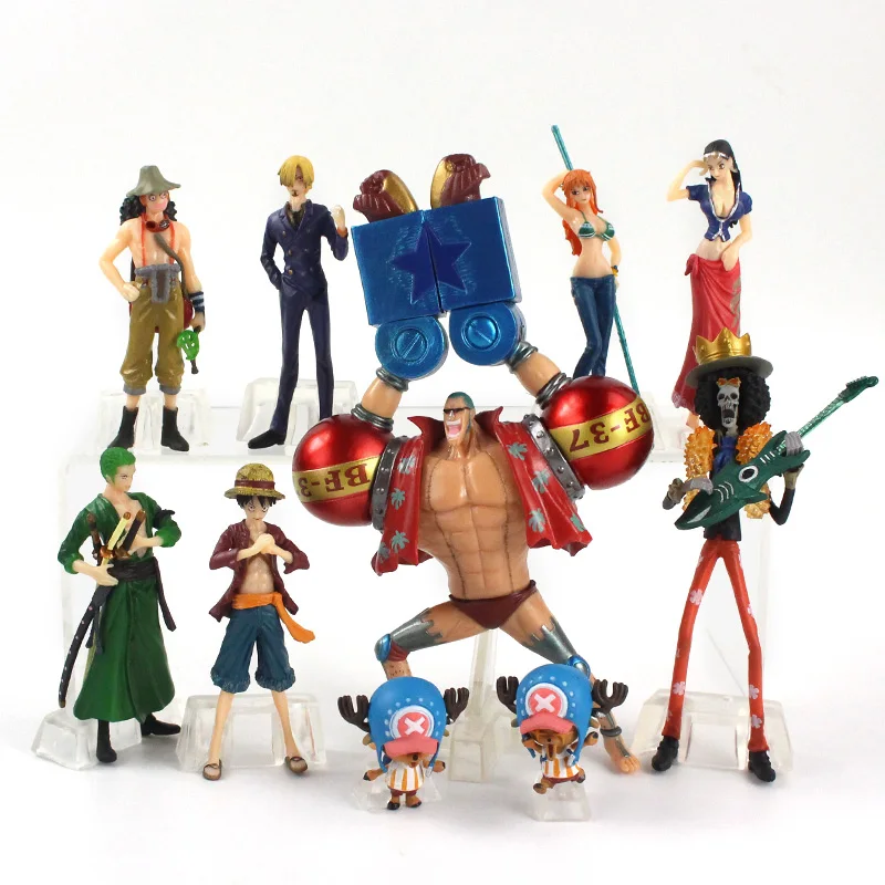 10pcs/set One Piece Action Figure Set