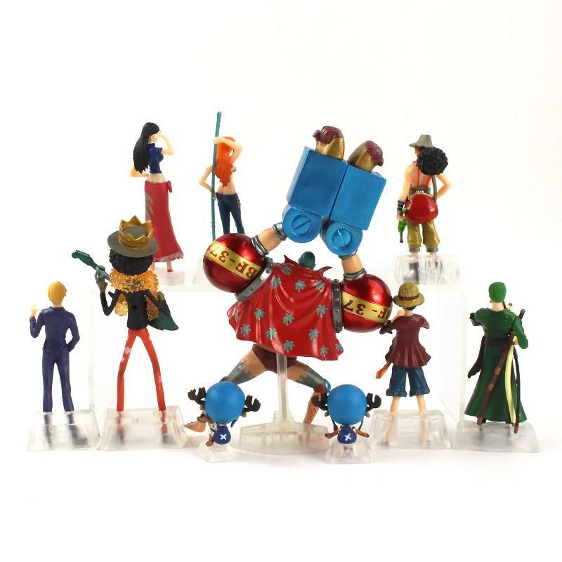 10pcs/set One Piece Action Figure Set