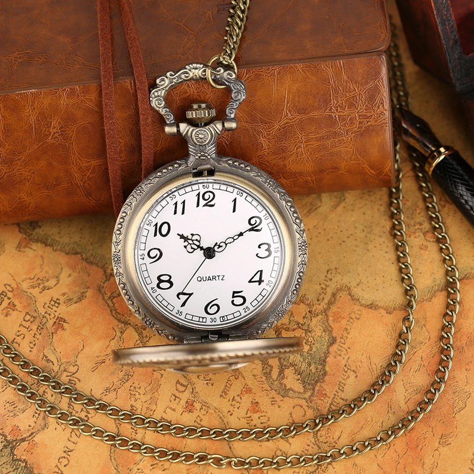 Anime One Piece Chain Pocket Watch Vintage