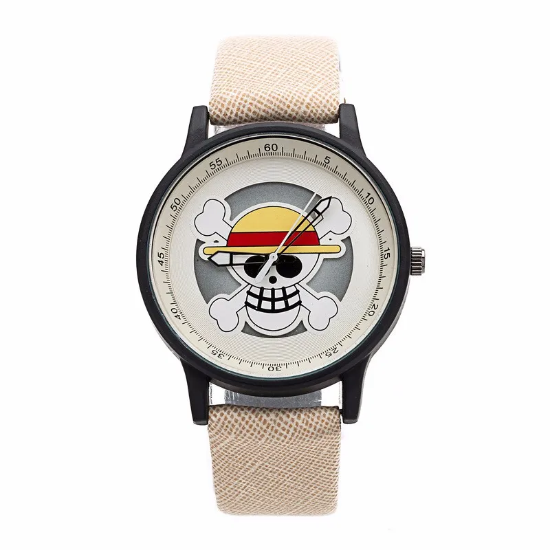 One Piece Anime Skeleton Dial Wrist Watch