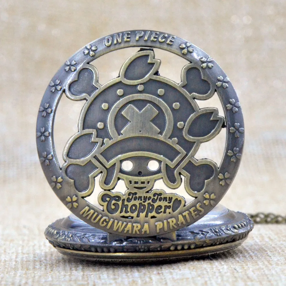 One Piece Tony Tony Chopper Quartz Pocket Watch Pendant