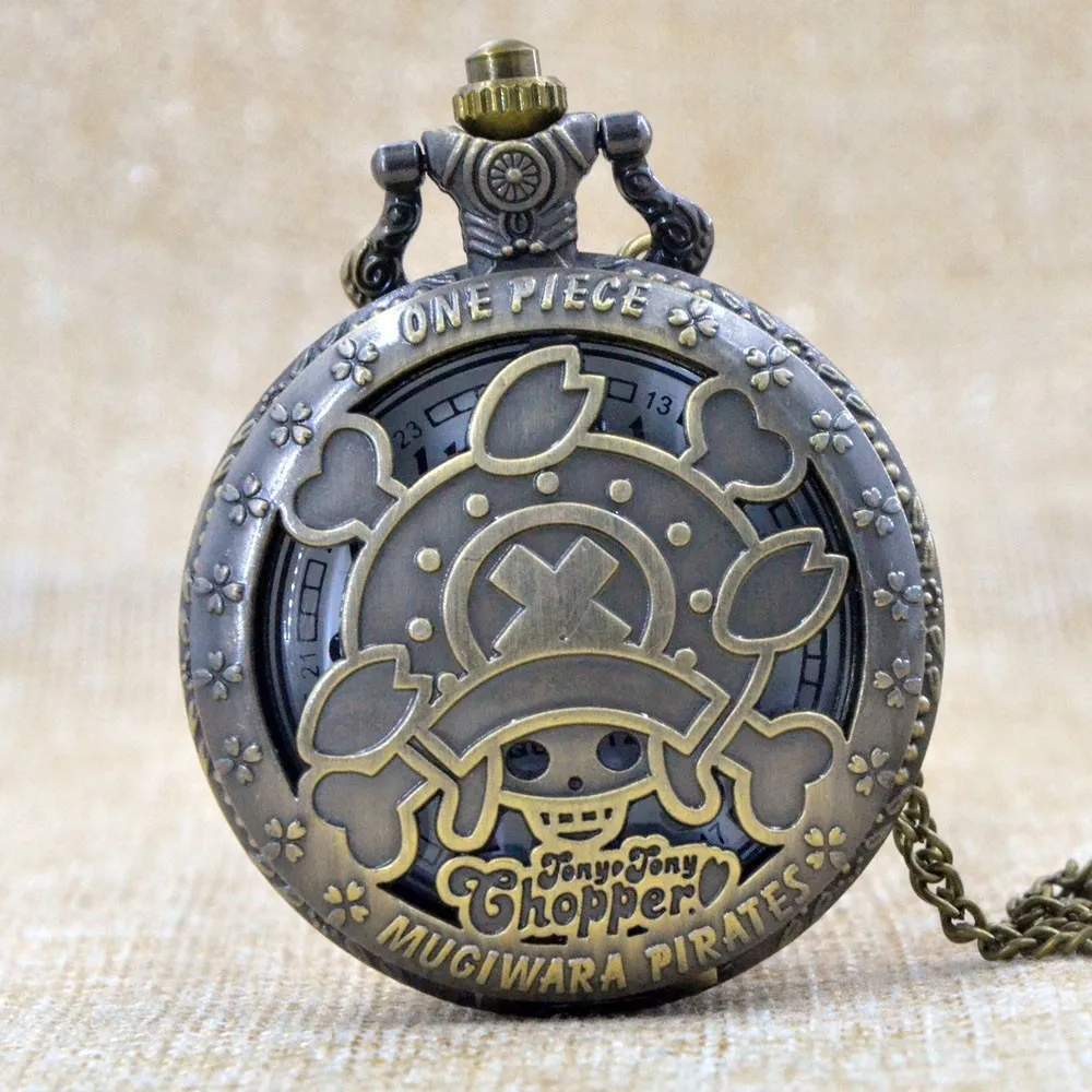 One Piece Tony Tony Chopper Quartz Pocket Watch Pendant