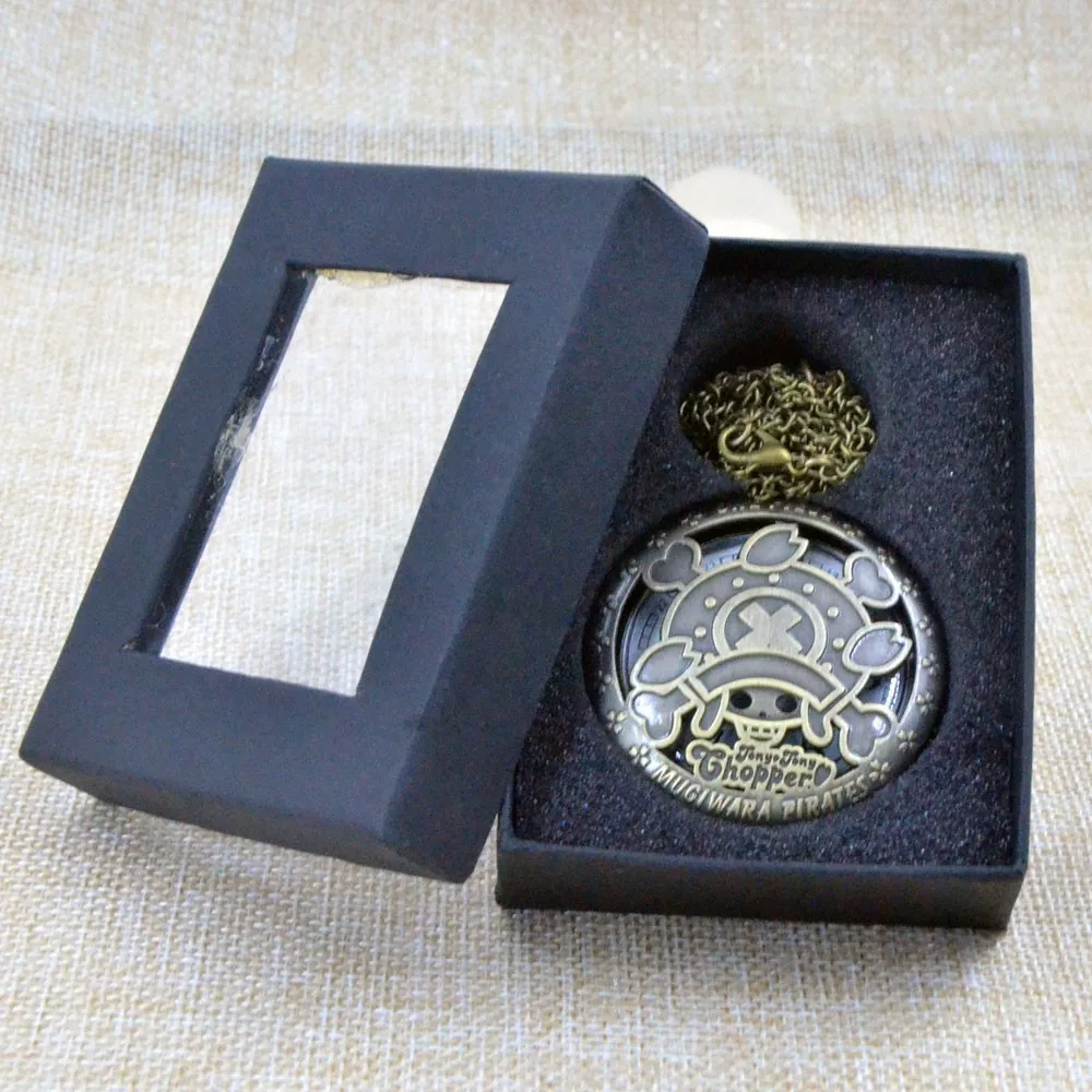 One Piece Tony Tony Chopper Quartz Pocket Watch Pendant