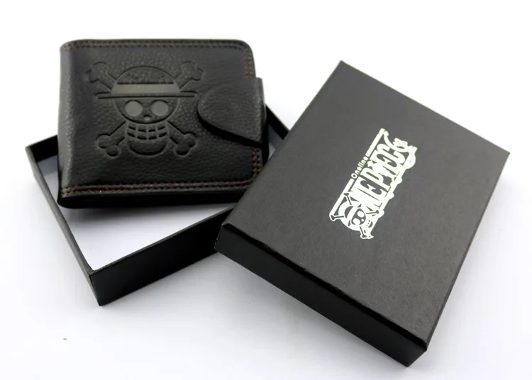 Leather One Piece Anime Wallet 7 card slots