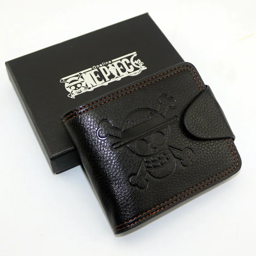 Leather One Piece Anime Wallet 7 card slots