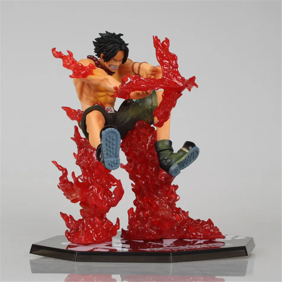 Portgas D Ace Scultures New World Battle version Action Figures 14cm