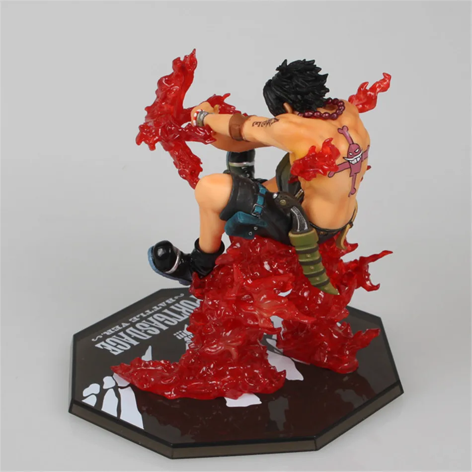 Portgas D Ace Scultures New World Battle version Action Figures 14cm