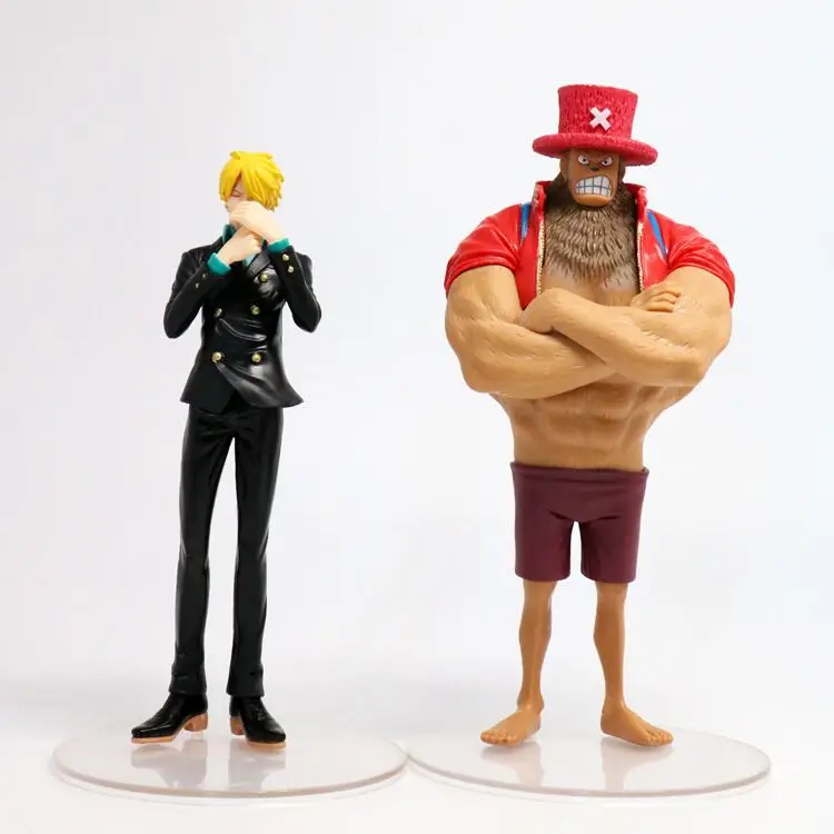 2 piece set Tony Tony Chopper Sanji Action Figure