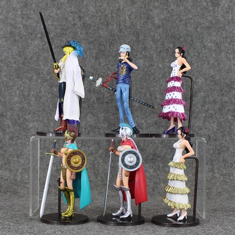 Rebecca Cavendish Boa Hancock Trafalgar Law Figure set 6pcs 13-14cm