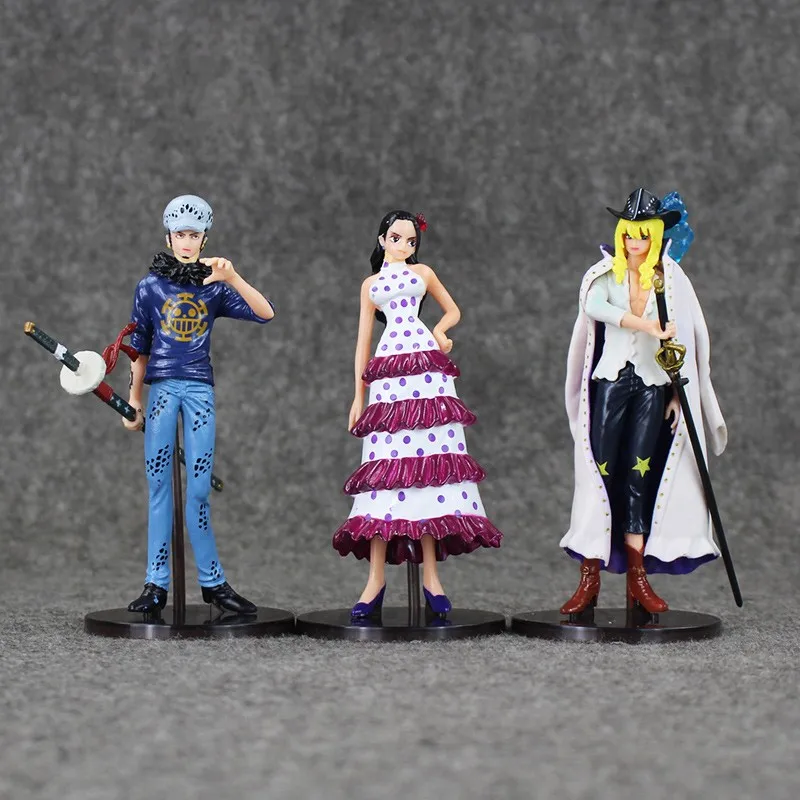 Rebecca Cavendish Boa Hancock Trafalgar Law Figure set 6pcs 13-14cm