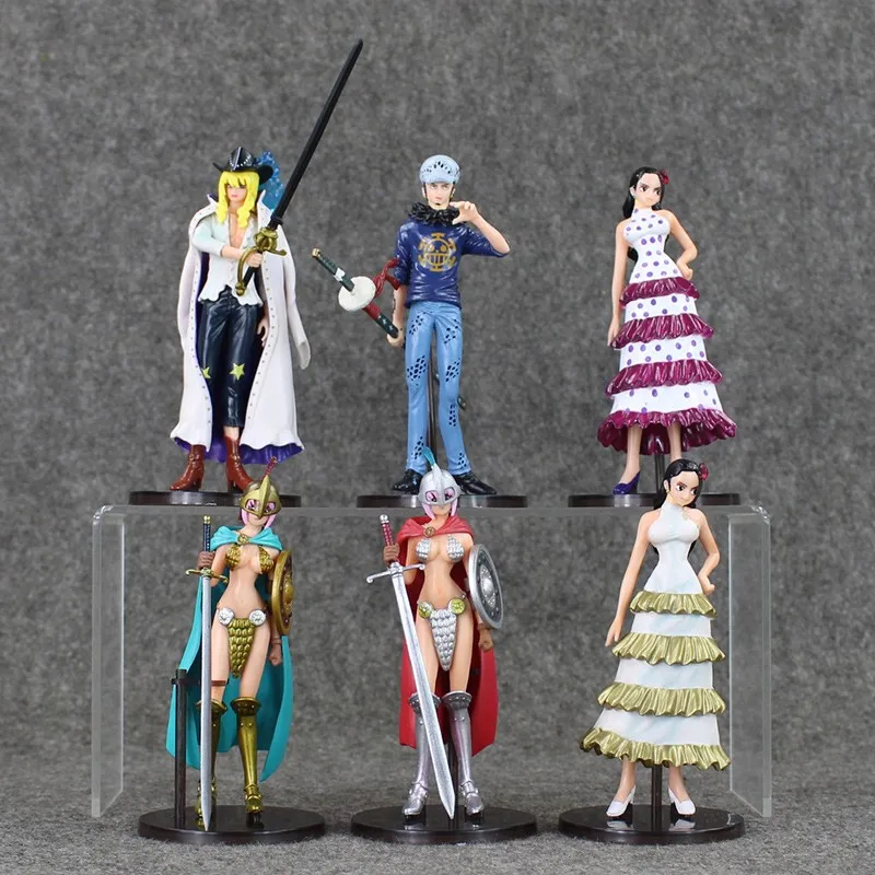 Rebecca Cavendish Boa Hancock Trafalgar Law Figure set 6pcs 13-14cm