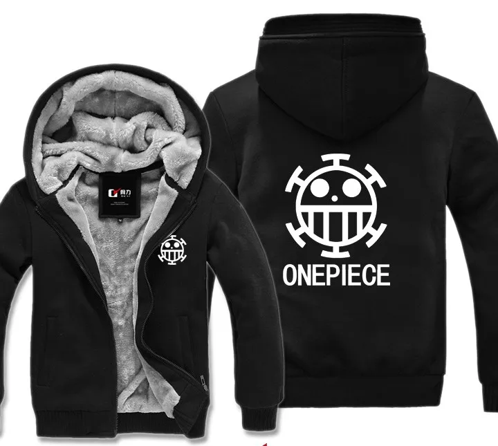 One Piece Trafalgar Thick Jacket Hoodie