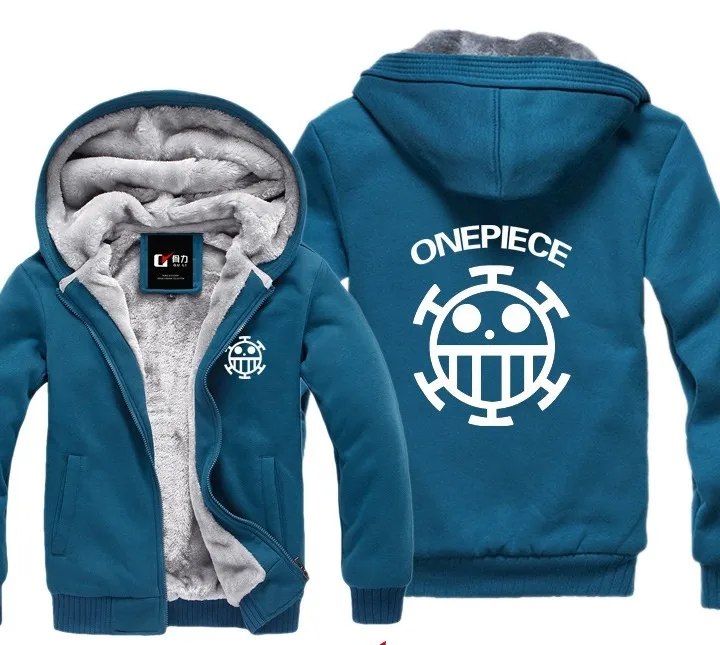 One Piece Trafalgar Thick Jacket Hoodie