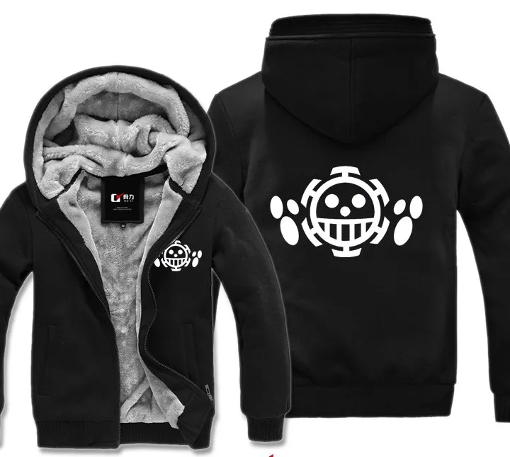 One Piece Trafalgar Thick Jacket Hoodie