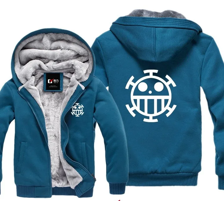 One Piece Trafalgar Thick Jacket Hoodie