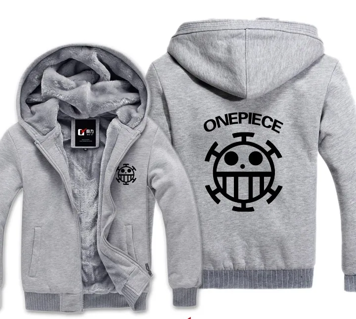 One Piece Trafalgar Thick Jacket Hoodie