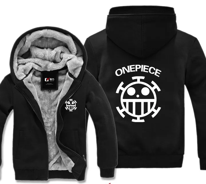 One Piece Trafalgar Thick Jacket Hoodie