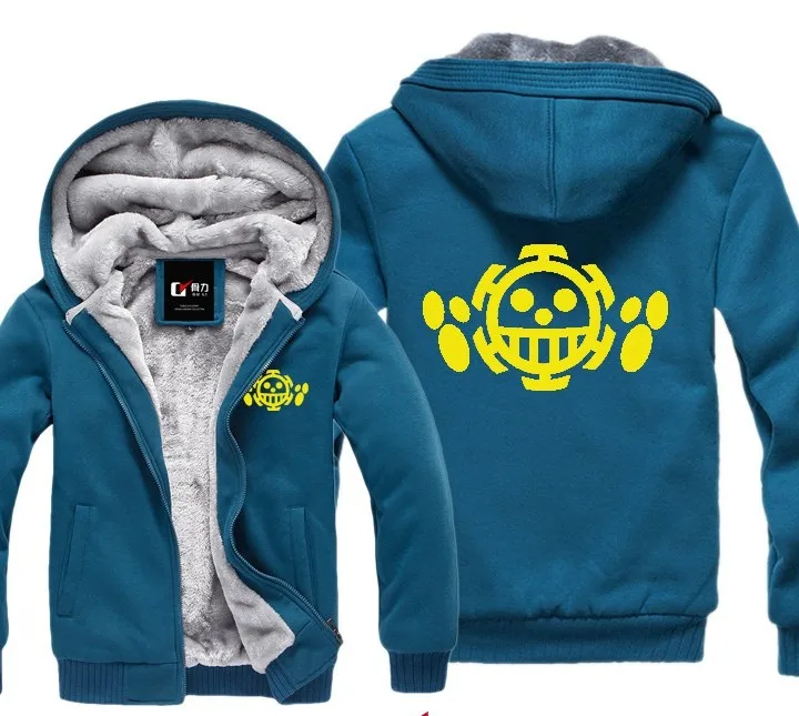 One Piece Trafalgar Thick Jacket Hoodie