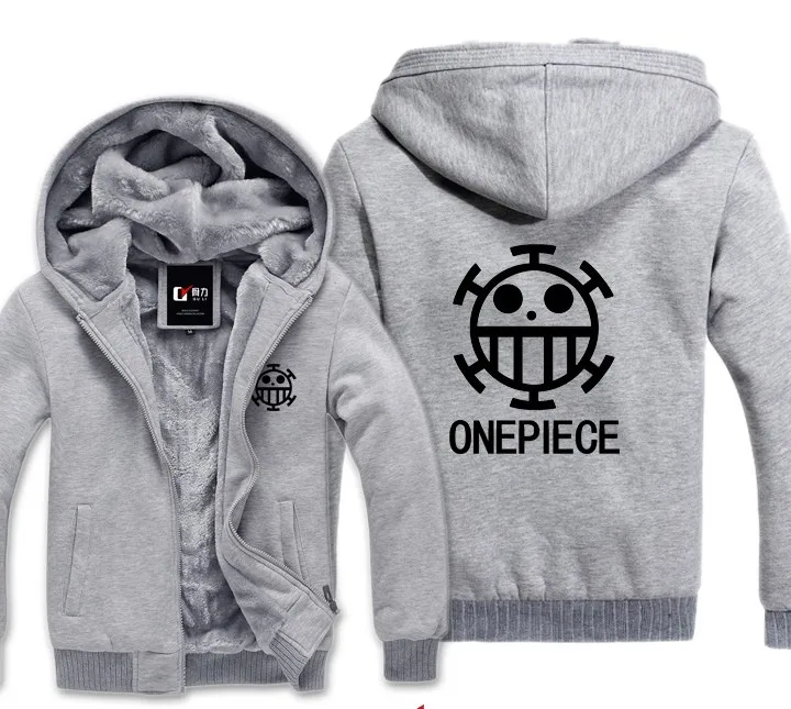 One Piece Trafalgar Thick Jacket Hoodie