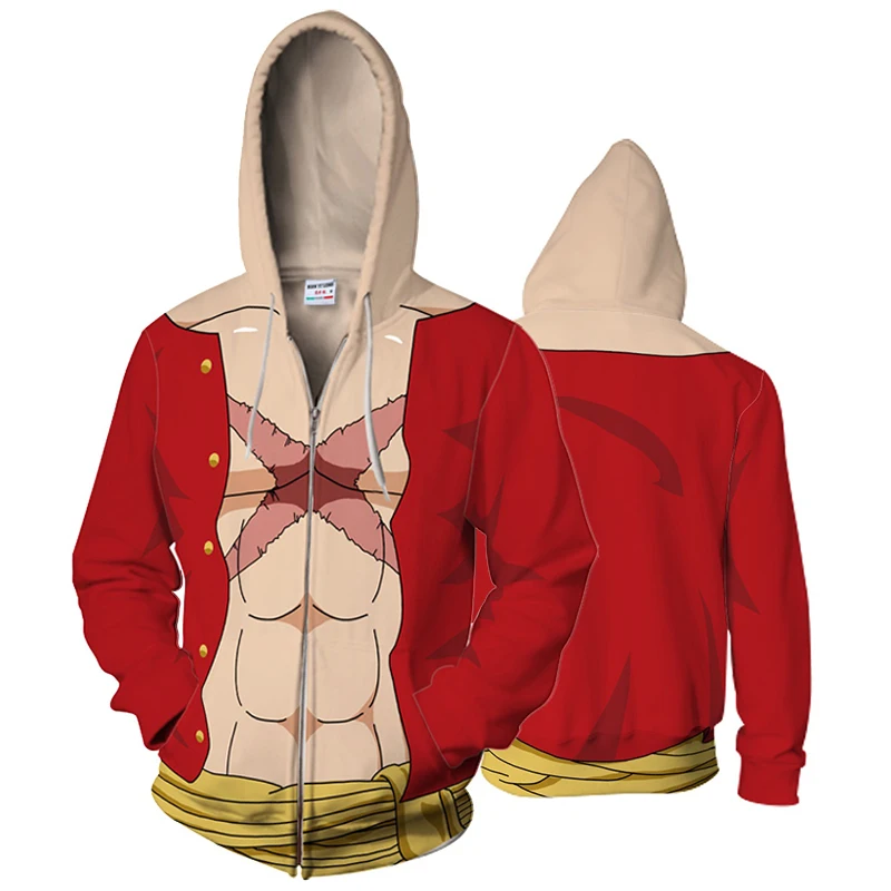 Monkey D. Luffy 3D Hooded Sweatshirt Hoodie