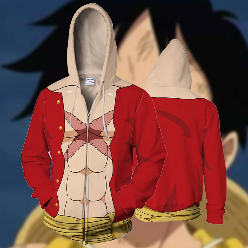 Monkey D. Luffy 3D Hooded Sweatshirt Hoodie