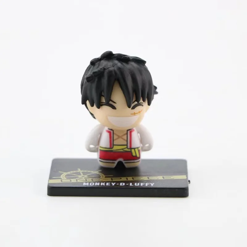 12pcs/Set One Piece Luffy Roronoa Zoro Nami Sanji Antistress Toy Figures