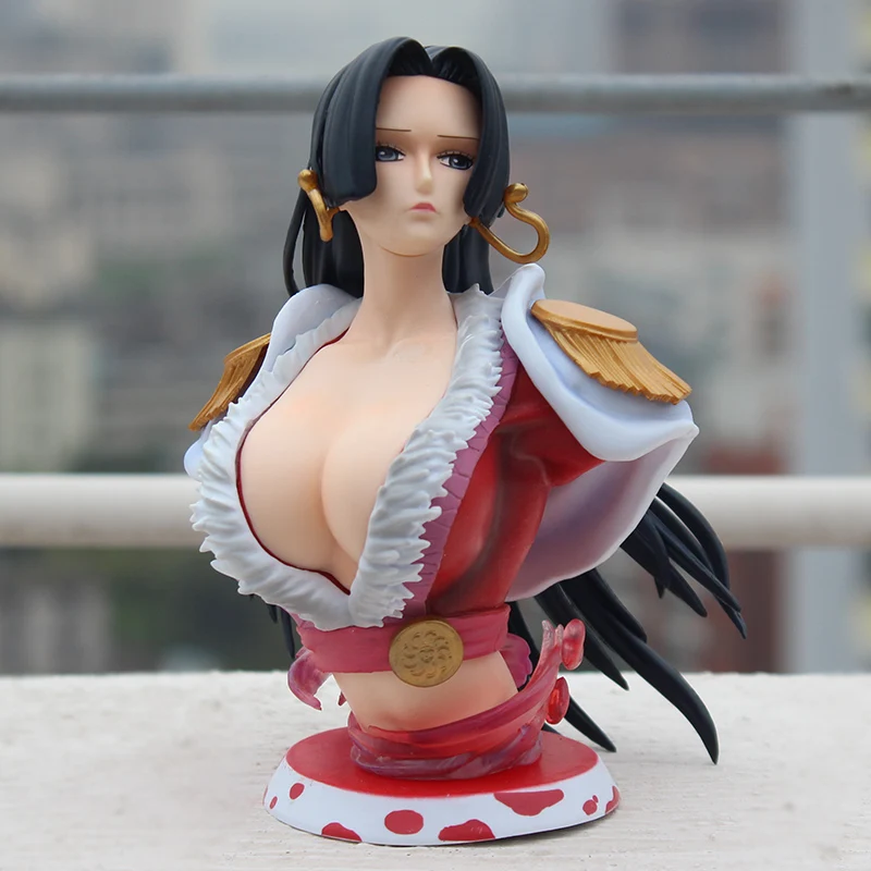 One Piece Boa Hancock Head Bust Portrait Figure 17cm