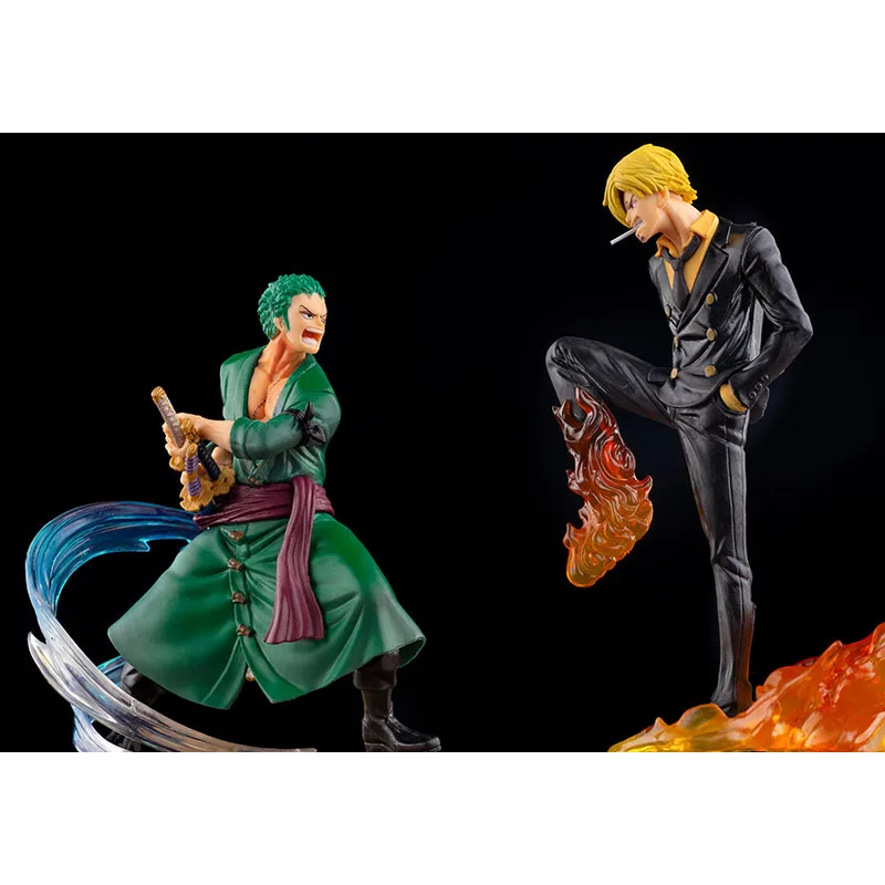 One Piece 18Cm Roronoa Zoro Vinsmoke Sanji Model Toys