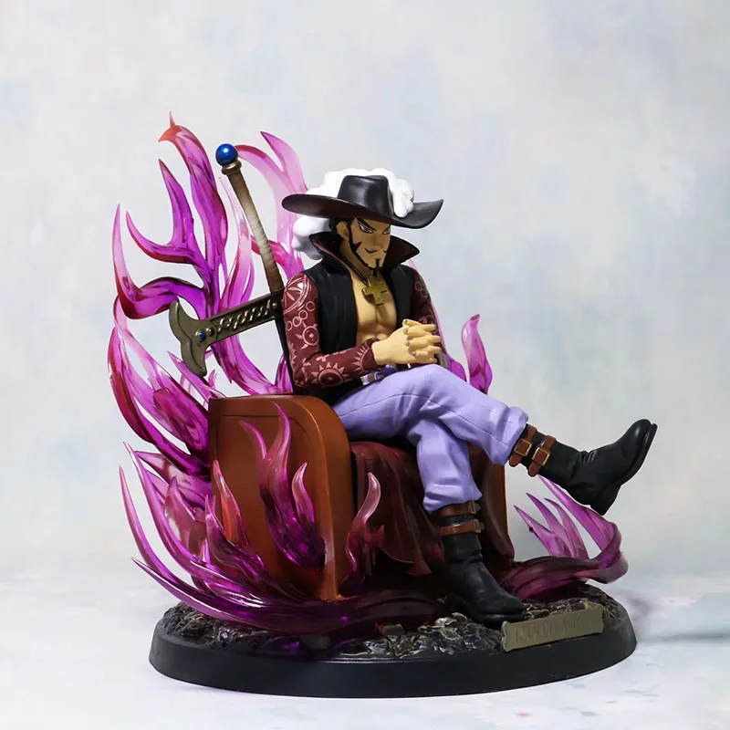 One Piece Sir Crocodile Boa Hancock Dracule Mihawk fction figure 20cm