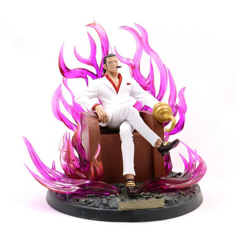 One Piece Sir Crocodile Boa Hancock Dracule Mihawk fction figure 20cm