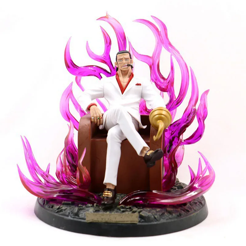 One Piece Sir Crocodile Boa Hancock Dracule Mihawk fction figure 20cm