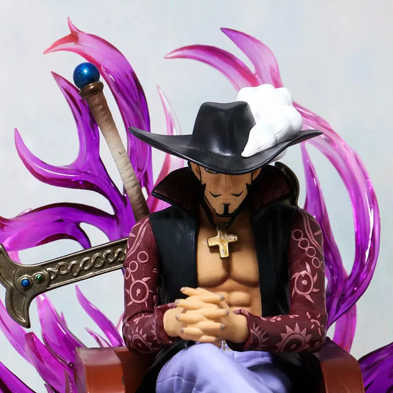 One Piece Sir Crocodile Boa Hancock Dracule Mihawk fction figure 20cm