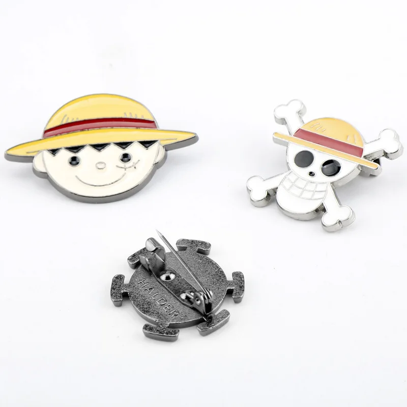 One Piece Brooch Monkey D. Luffy Metal Pins