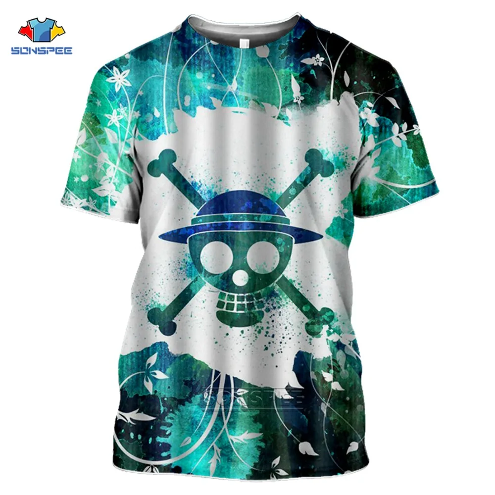 One Piece T-Shirt 3D Print Monkey D. Luffy Roronoa Zoro Nami T Shirt