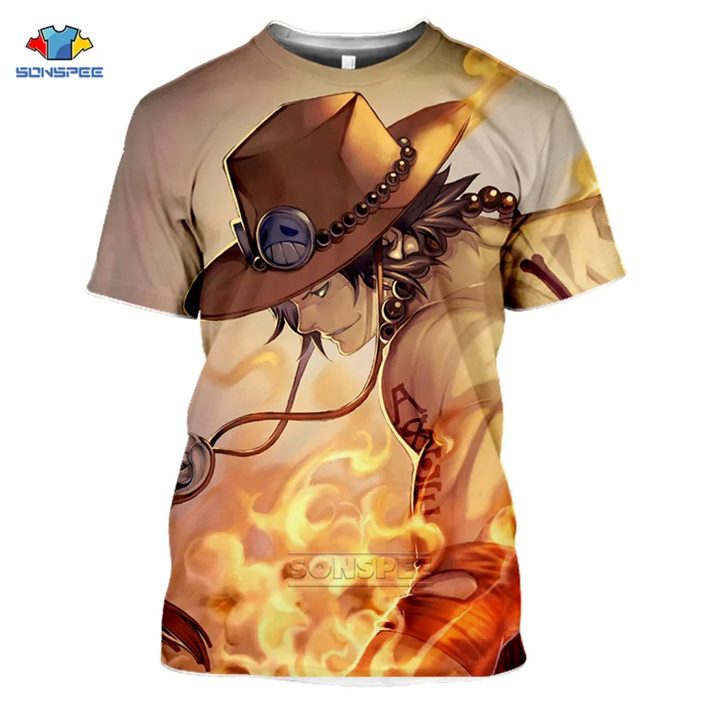 One Piece T-Shirt 3D Print Monkey D. Luffy Roronoa Zoro Nami T Shirt