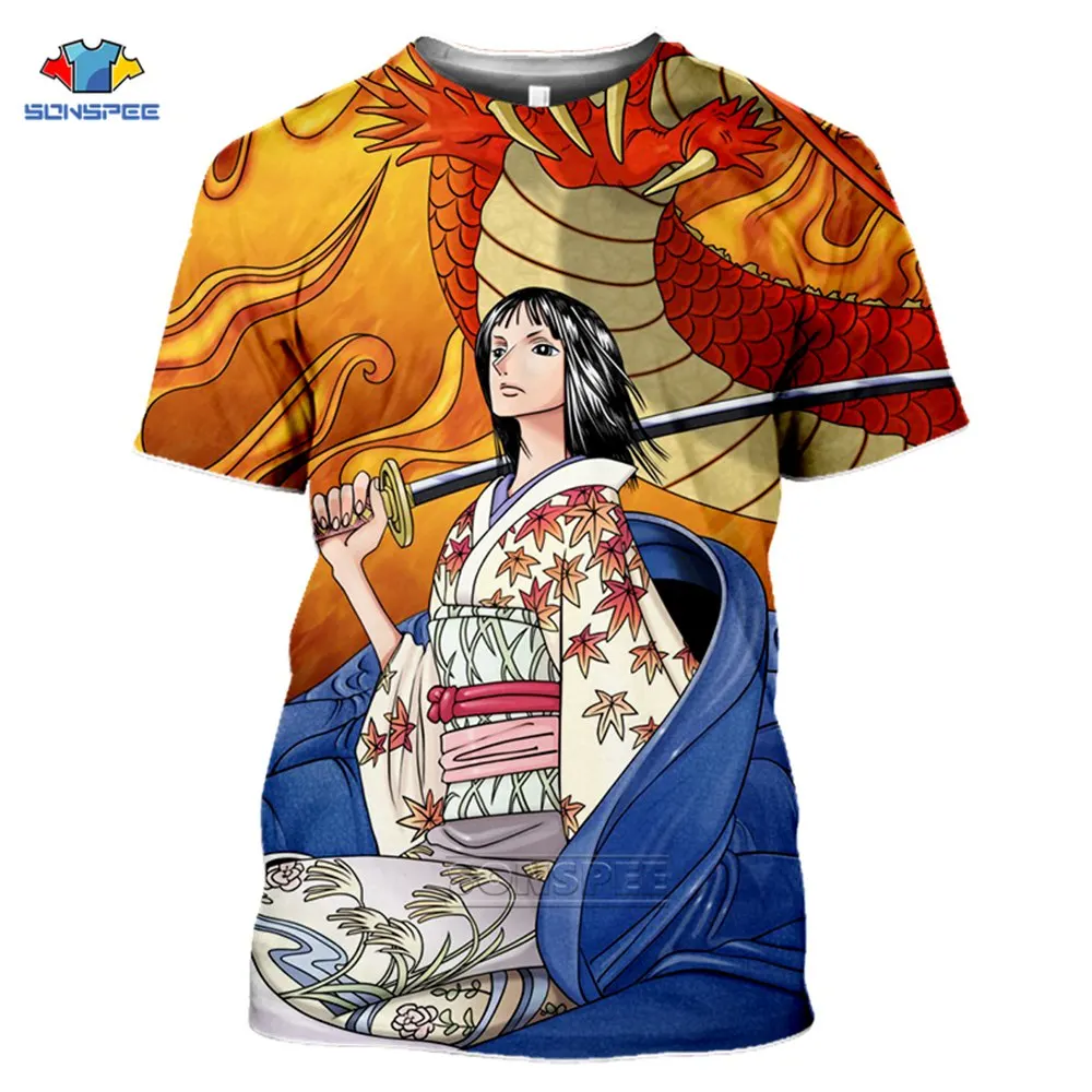 One Piece T-Shirt 3D Print Monkey D. Luffy Roronoa Zoro Nami T Shirt