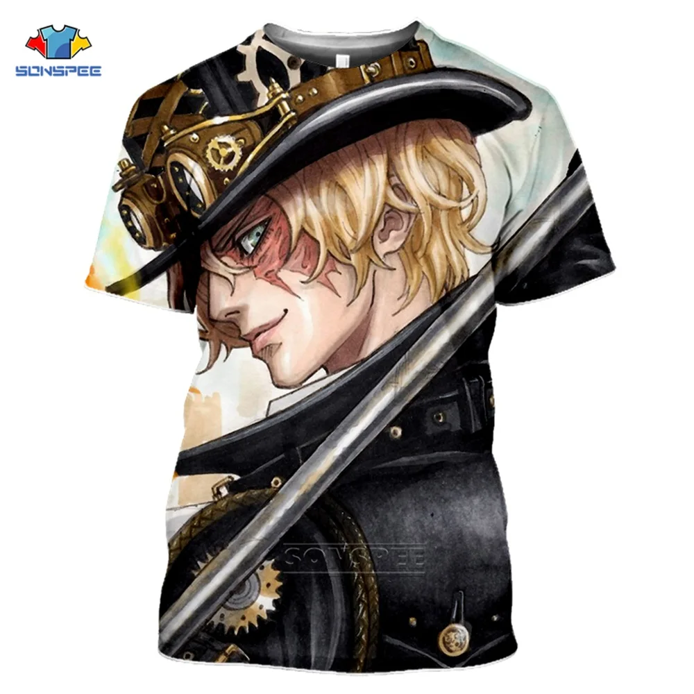 One Piece T-Shirt 3D Print Monkey D. Luffy Roronoa Zoro Nami T Shirt