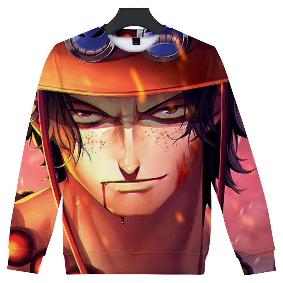 Luffy Ace Robin Nami Sanji Long Sleeve Sweatshirt