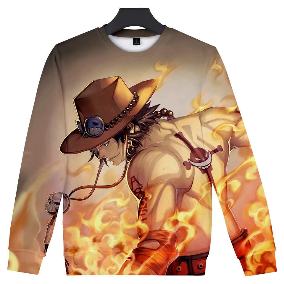 Luffy Ace Robin Nami Sanji Long Sleeve Sweatshirt