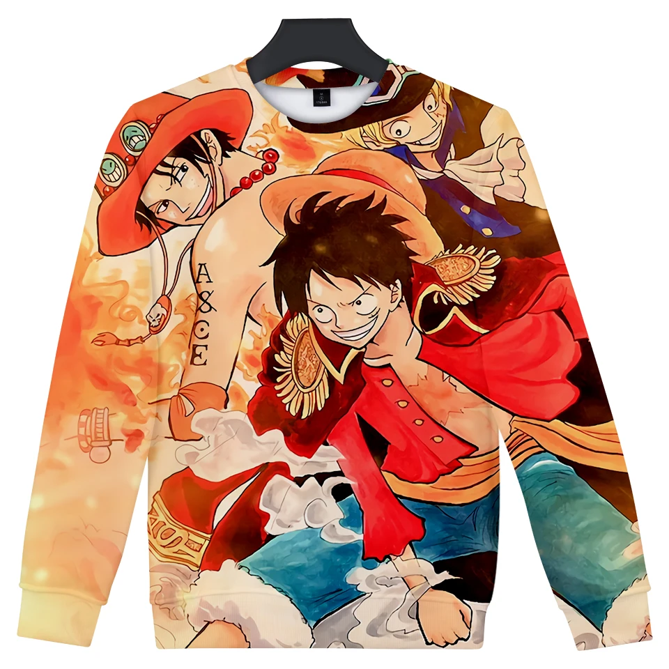 Luffy Ace Robin Nami Sanji Long Sleeve Sweatshirt