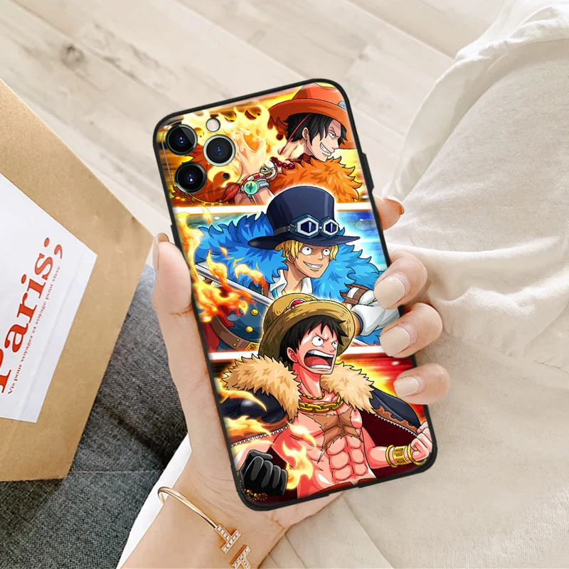 Luffy Ace Sabo iPhone soft silicone case