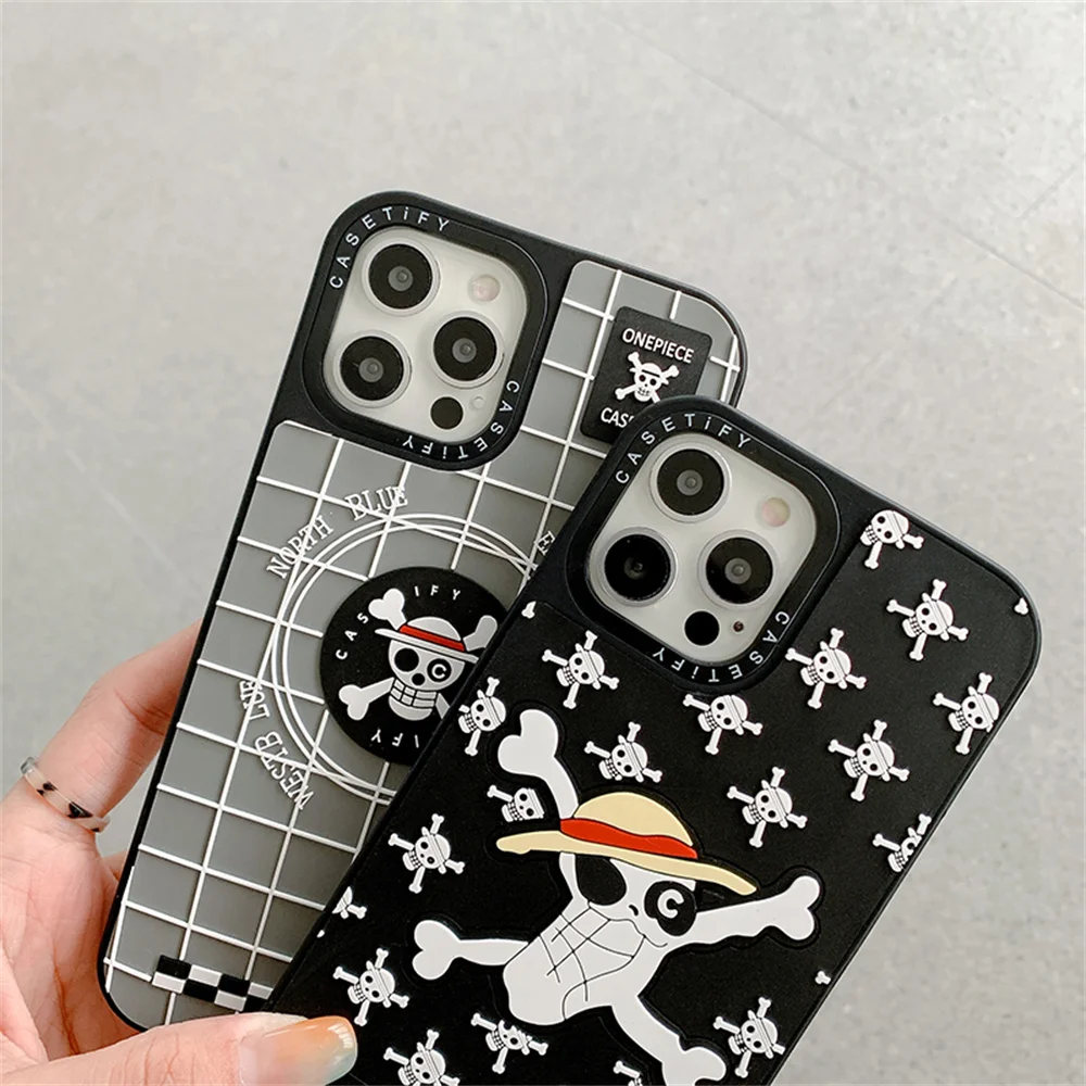 Cute One Piece 3D Phone Case For iphone 12 11 Pro X XS MAX 7 8 plus SE