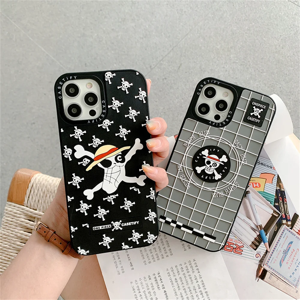 Cute One Piece 3D Phone Case For iphone 12 11 Pro X XS MAX 7 8 plus SE