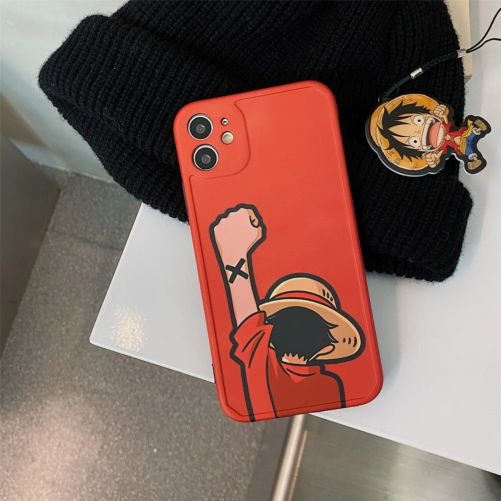 One Piece Zoro Luffy Phone case cover iphone 7 8 Plus 11 X XS XR